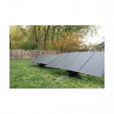 EcoFlow Panneau solaire portable 400W, Chargeur solaire pliable et  enchaînable pour groupe