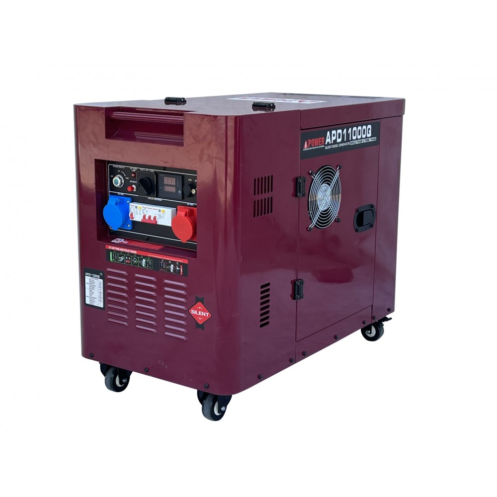 Stromgenerator von ENERGY, 12,2 kVA Diesel Generator mit 230 V & 400 V, ADEY-12,5TDE-SA